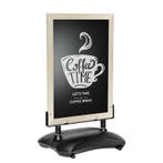 Stoepbord ChalkPro Blank 80x105 cm, Verzenden