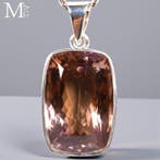 Hanger van sterlingzilver met ametrine-edelsteen in