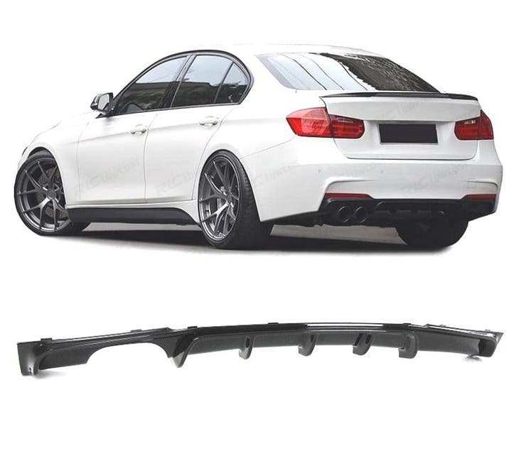 DIFFUSEUR BMW F30 F31 LOOK M PERFORMANCE NOIR BRILLANT OO---, Auto-onderdelen, Carrosserie, Verzenden