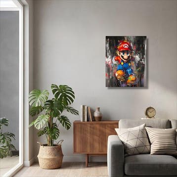 AT9 - [Canvas L] Mario Power Jump, Nieuw