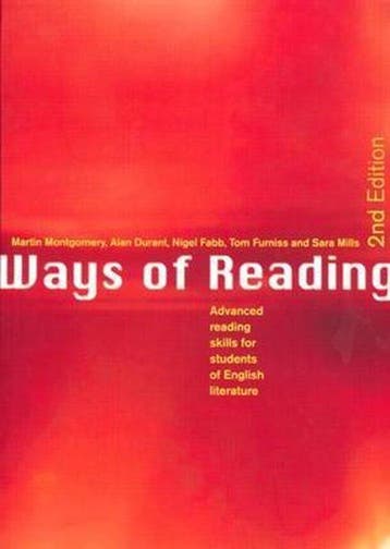 Ways of Reading 9780415222068 Martin Montgomery, Verzenden, Martin Montgomery