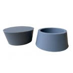 Conische siliconen stoppen 75/90 mm 2 stuks (Poedercoaten), Verzenden, Nieuw