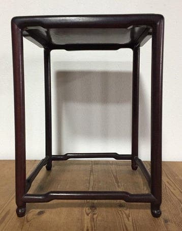 Vintage Japanese Wooden Flower Stand - High-type Kadai