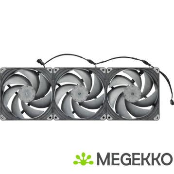 PHANTEKS T30 PWM 140mm 3-Pack Black, Verzenden