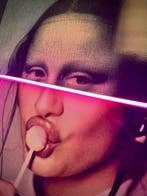 LEDMansion - Gioconda Lollipop V.3. | Led Wall Artwork