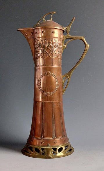 WMF / Geislingen - Aiguière - Cuivre, Laiton - Art nouveau -