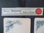 France - Menus et Hôtels - Carte postale (24) - 1889-1914, Verzamelen, Gelopen