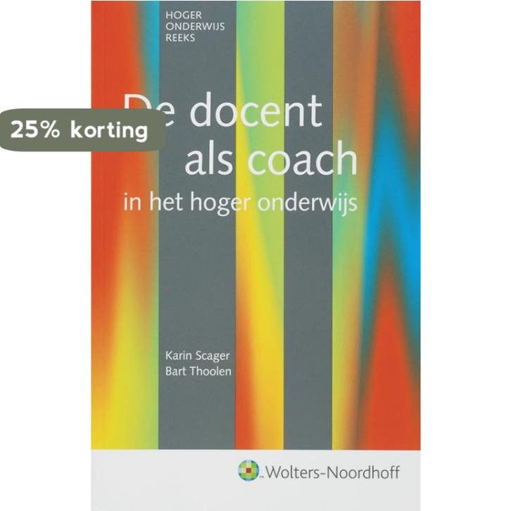 De docent als coach / Vast Boek / Hoger onderwijs, Boeken, Studieboeken en Cursussen, Zo goed als nieuw, Verzenden