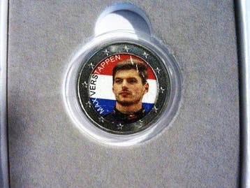 Europa. 2 Euro 2023 Max Verstappen (colored by private, Postzegels en Munten