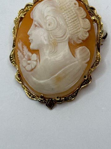 Broche - 18 carats Or jaune