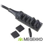 Akasa AK-CBFA08-30BK 1>5x PWM 4-pin 30cm, Computers en Software, Overige Computers en Software, Verzenden, Nieuw