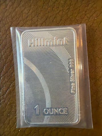 1 Troy Ounce - Zilver .999 - Hillmint, Postzegels en Munten