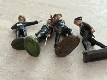 Figuur - 4 soldats policier gendarme belge durso et autres, Enfants & Bébés, Jouets | Autre