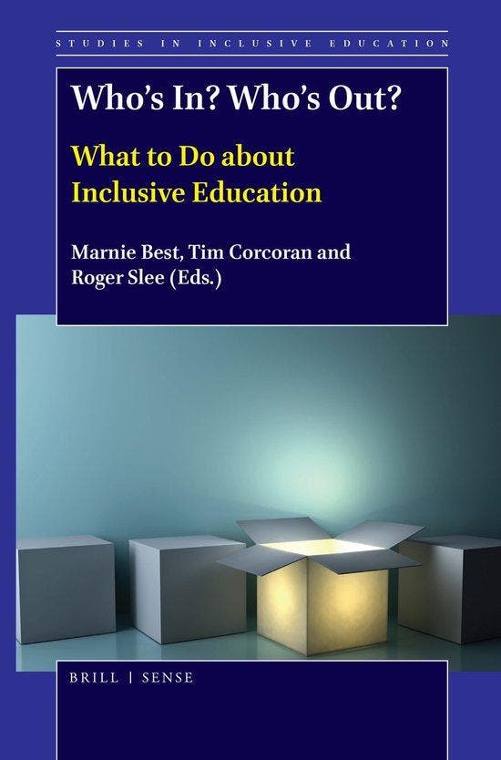 Studies in Inclusive Education39- Who’s In? Who’s Out?, Boeken, Taal | Engels, Zo goed als nieuw, Verzenden