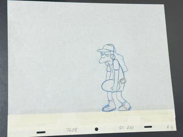 Gracie Films (1992) - Originele animatietekening van Otto, Nieuw in verpakking