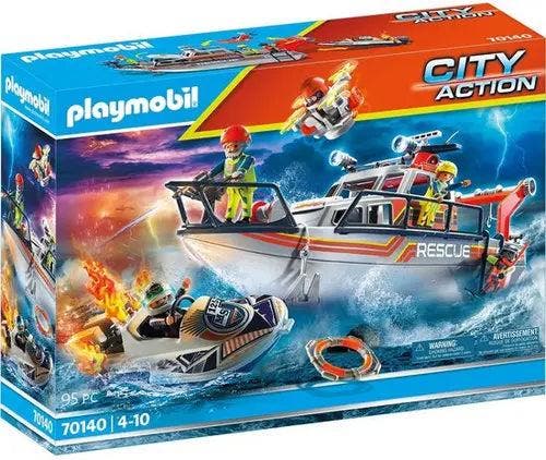 Playmobil City Action redding op zee 70140 - Reddingsboot..., Verzamelen, Poppetjes en Figuurtjes, Nieuw, Verzenden