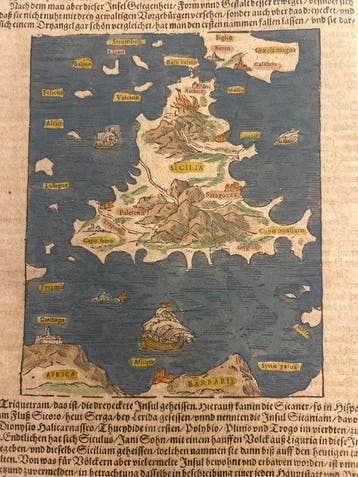 Italië - Sicilië; Sebastian Münster (1489 – 1552) -, Boeken, Nieuw