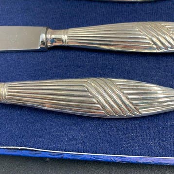 Portuguese Silver Cuttlery Set (3 Pieces) in original case -