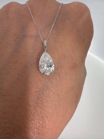 Sans prix de réserve - Collier - 14 carats Or blanc -