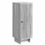 vidaXL Dressoir Grijs Sonoma 33 x 34,5 x 90 cm Bewerkt hout, Huis en Inrichting, Kasten | Dressoirs, Verzenden, Nieuw