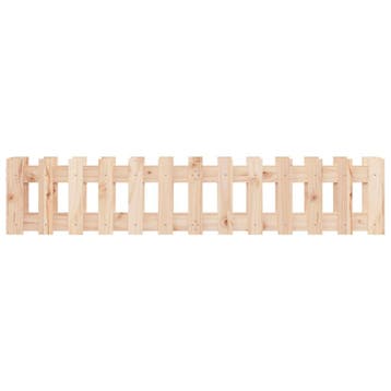 vidaXL Plantenbak verhoogd met hekontwerp 150x30x30 cm, Verzenden