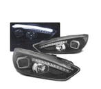 PHARES FORD FOCUS MK3 15-18 LED TRU DRL NOIR, Verzenden