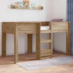 vidaXL Stapeld bed voor kids Artisan Eiken 100 x 200 cm, Huis en Inrichting, Verzenden, Nieuw