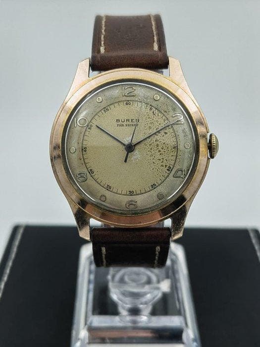 Buren - Chronometer - Jumbo Case - Zonder minimumprijs -, Handtassen en Accessoires, Horloges | Heren