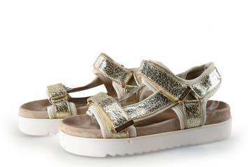 Maruti Sandalen in maat 37 Goud, Kleding | Dames, Overige kleuren, Verzenden, Sandalen of Muiltjes, Zo goed als nieuw