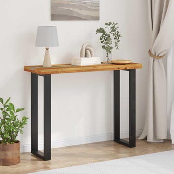 vidaXL Consoletafel Bruin 100 x 35 x 75 cm Massief Teakhout, Verzenden, Nieuw