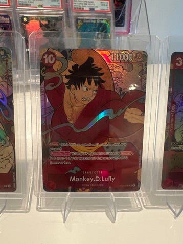 Bandai - 3 Card - One Piece - Monkey D. Luffy Nico Robin, Nieuw