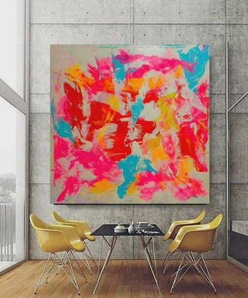 Giogia fl - Cálido y Rojo- XXL -, Antiek en Kunst