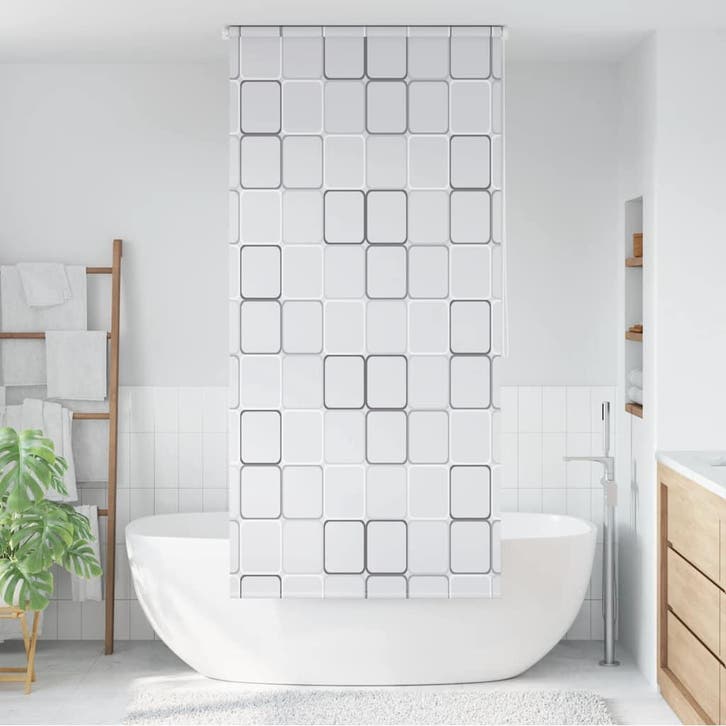 vidaXL Rolgordijn voor douche 80x240 cm vierkant, Maison & Meubles, Salle de bain | Linge de bain & Accessoires, Envoi