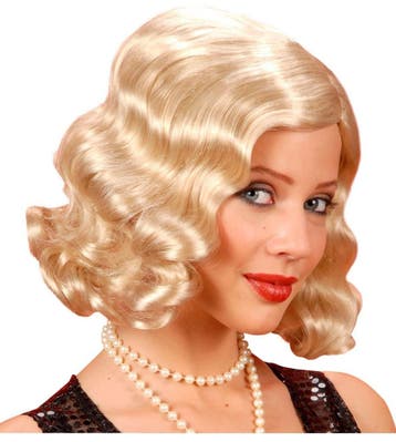 Blonde Pruik Roaring 20S, Verzenden, Nieuw