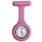 Fako - Verpleegstershorloge - Siliconen Uni - Oud Roze, Verzenden, Nieuw
