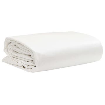 vidaXL Dekzeil 650 g/m² 4x5 m wit, Verzenden, Nieuw