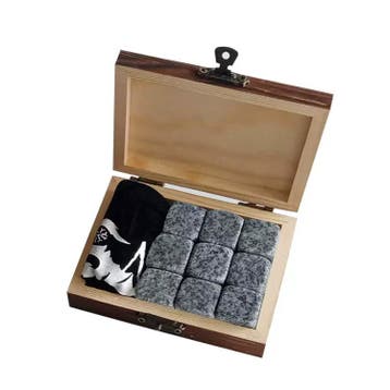 Whiskey Stenen Set - Whiskeyaccessoires Cadeauset, Verzamelen, Verzenden, Nieuw