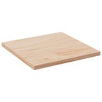 vidaXL Tafelblad vierkant 60x60x2,5 cm massief grenenhout, Verzenden, Nieuw