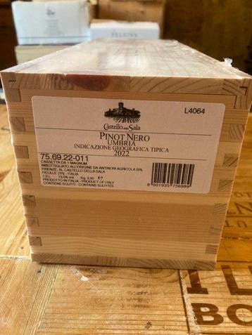 2022 Castello della Sala, Pinot Nero - Ombrie - 1 Magnum, Verzamelen, Nieuw