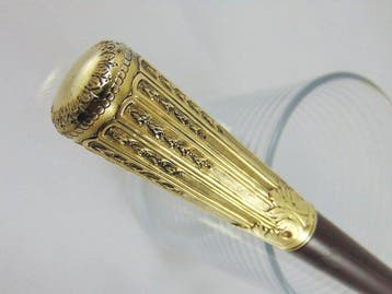 Parasol Handle in Gilt Silver - Exceptional Rare, Antiquités & Art