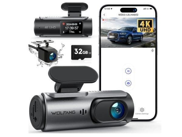 Veiling - WOLFANG WD03 4K Dashcam, Autos : Divers, Dashcams