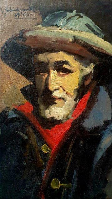 S Martin de Yumel - Le marin à l écharpe rouge, Antiquités & Art
