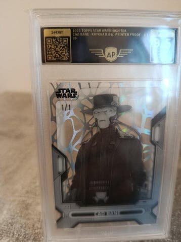 Topps - 1 Graded card - Star Wars 1/1 Serialized card, Foil,
