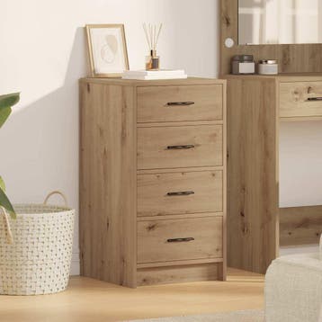 vidaXL Dressoir artisanaal eikenkleurig 40 x 41 x 75 cm, Verzenden