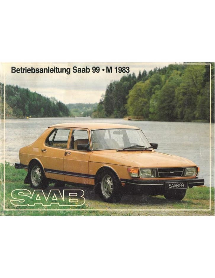 1983 SAAB 99 INSTRUCTIEBOEKJE DUITS, Autos : Divers, Modes d'emploi & Notices d'utilisation, Enlèvement ou Envoi