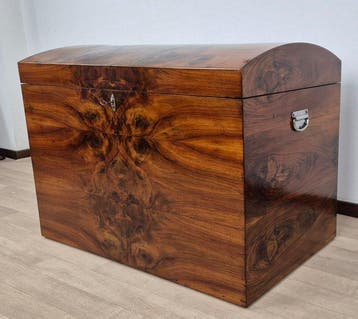 Baule Art Déco Emiliano 1934 - Cassapanca - Walnootradica -