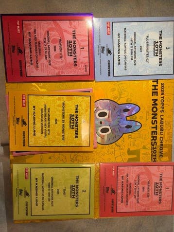 Topps - 5 Complete set - Monster Collection