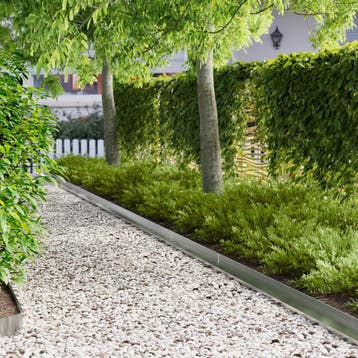 vidaXL Gazonrand 30 pcs 100 x 10 x 8 cm Staal Zilverkleurig, Tuin en Terras, Bielzen en Borduren, Verzenden, Nieuw