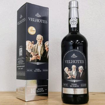 Calem Velhotes - 10 years old Tawny - Porto - 6 Flessen, Verzamelen, Nieuw