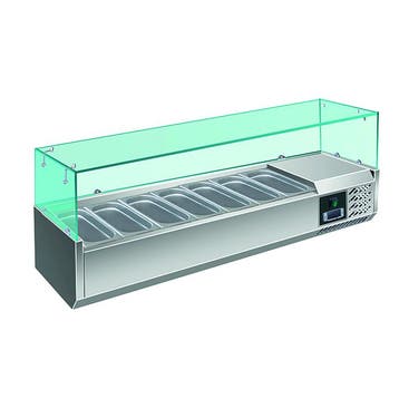 SARO Gekoelde opzetvitrine - EVRX 1500/330, Verzenden